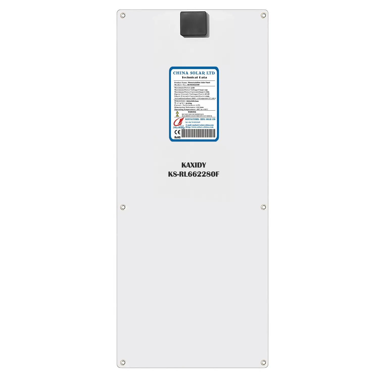 Fotovoltaikus Rugalmas Napelem 18V