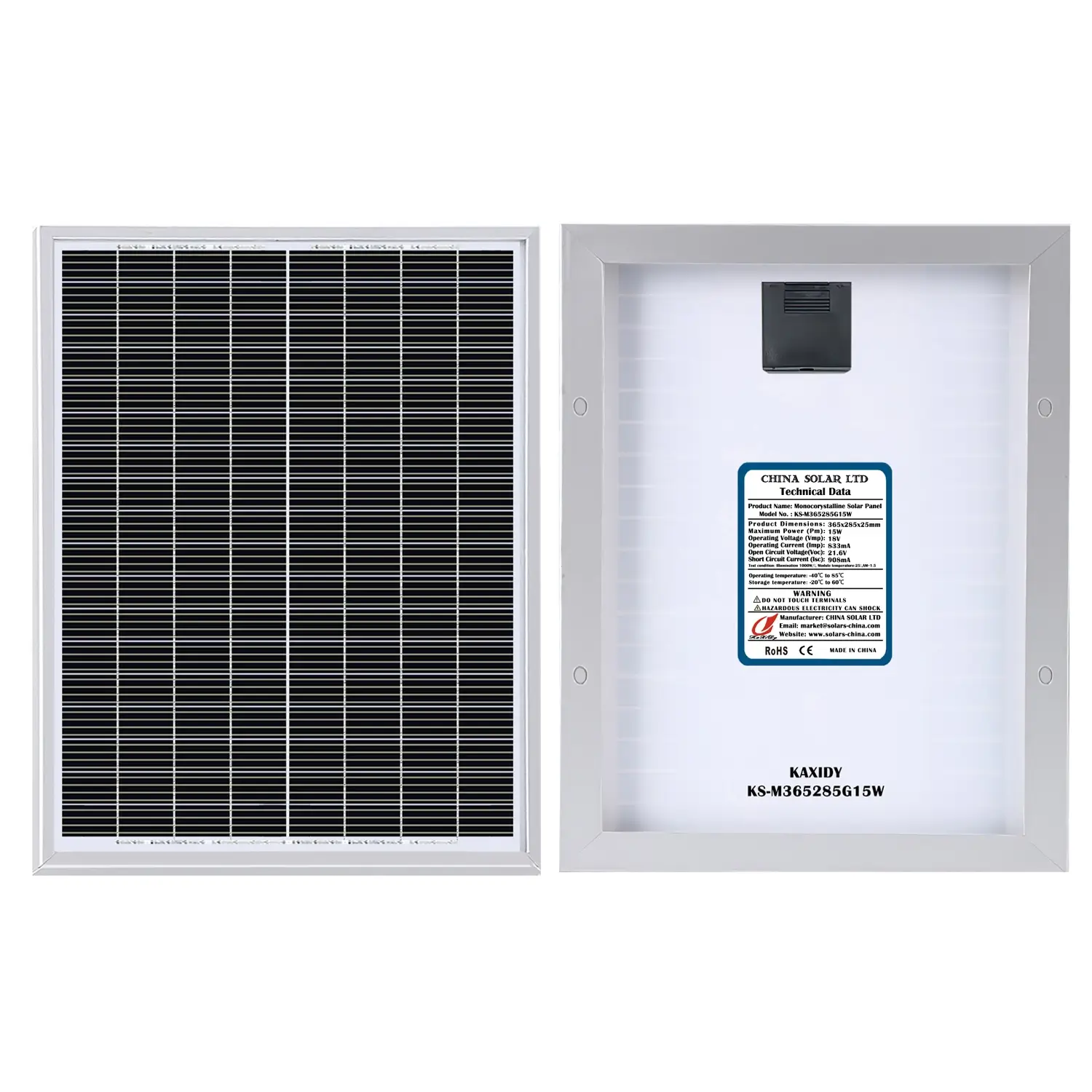 15W Fotovoltaikus Napelem