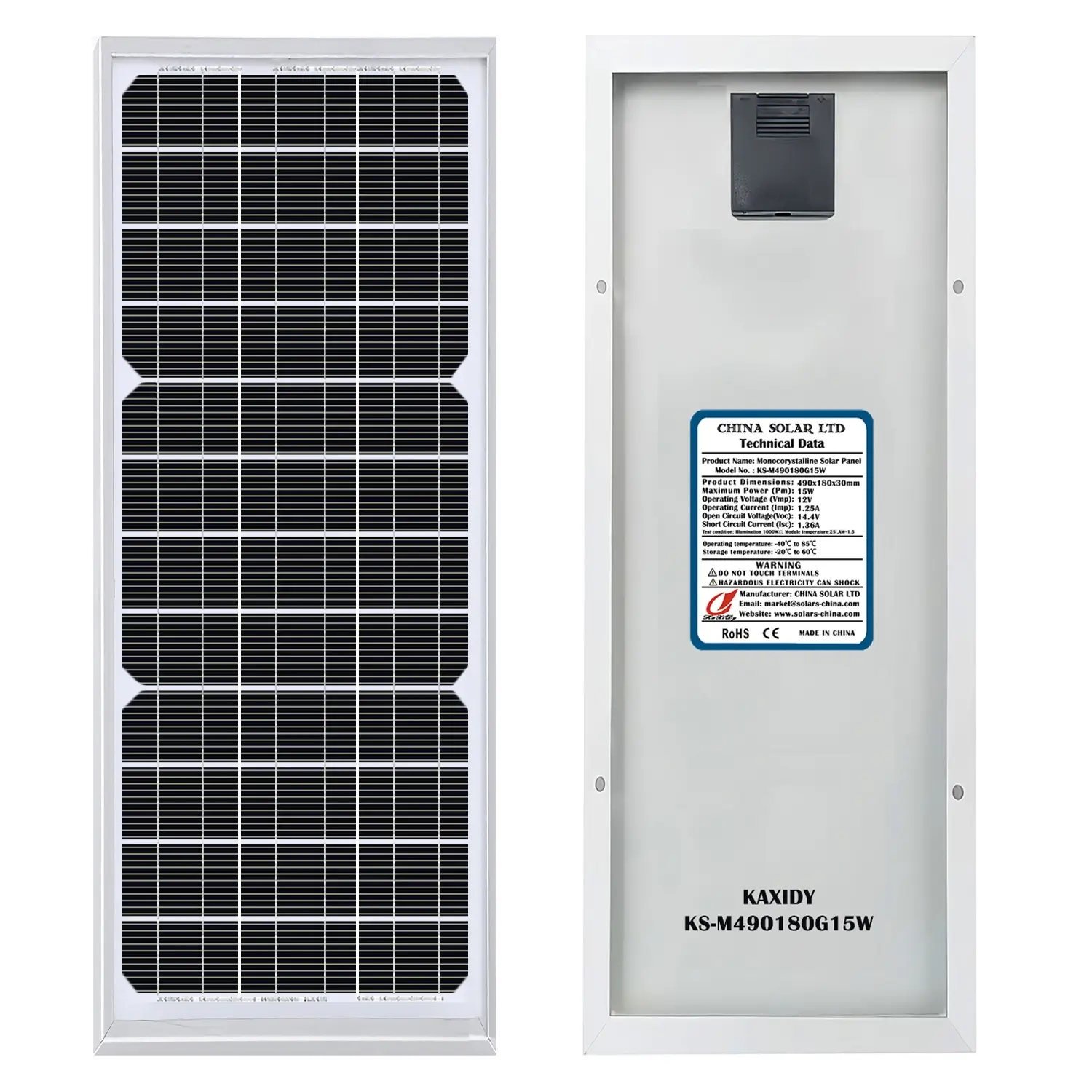 Fotovoltaikus Napelemek 15W