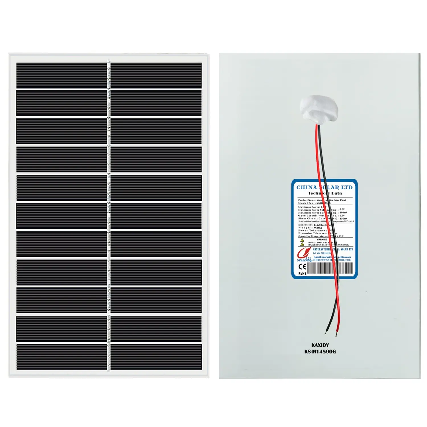 Mini Fotovoltaikus Napelem 5,5V