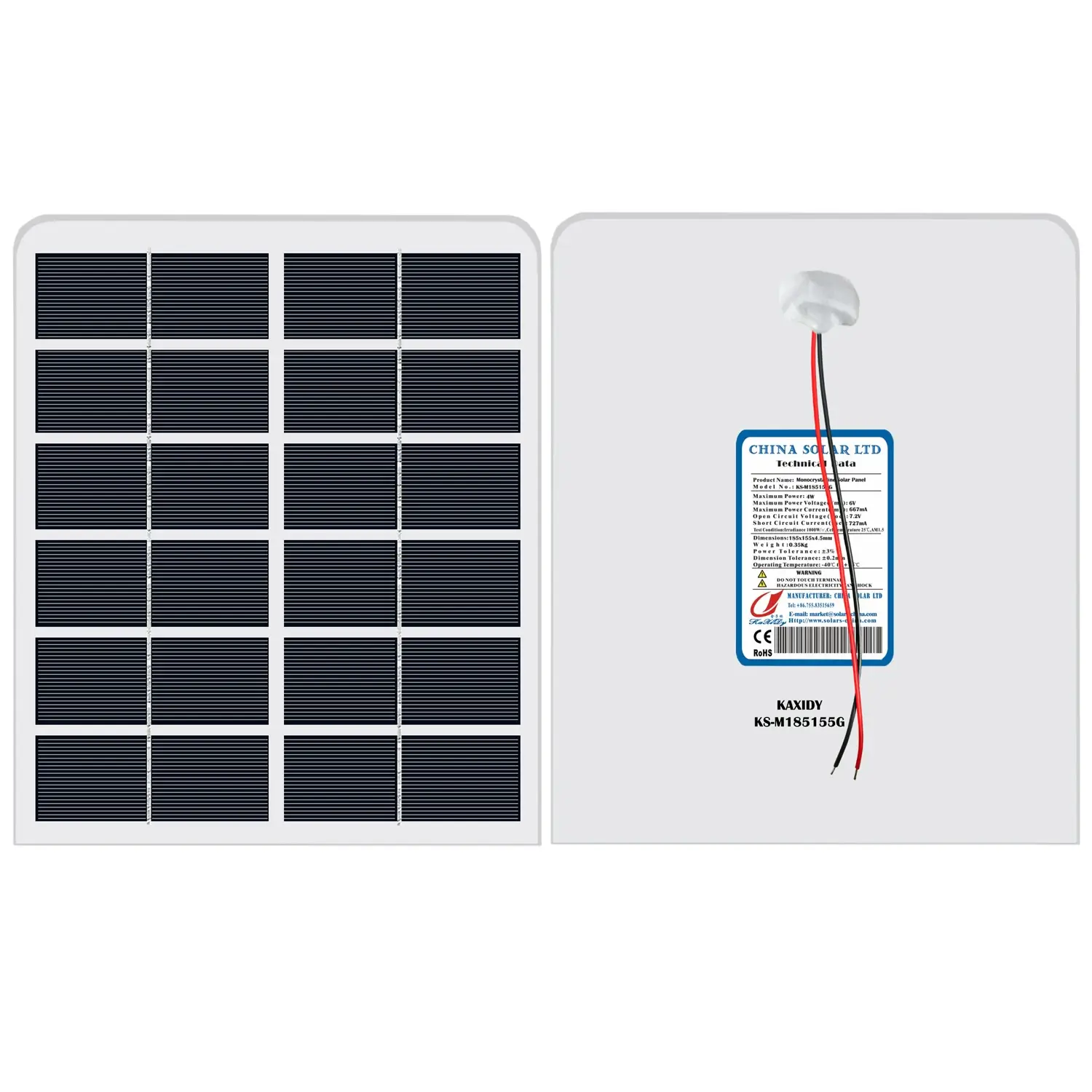 Fotovoltaikus Napelem 4W
