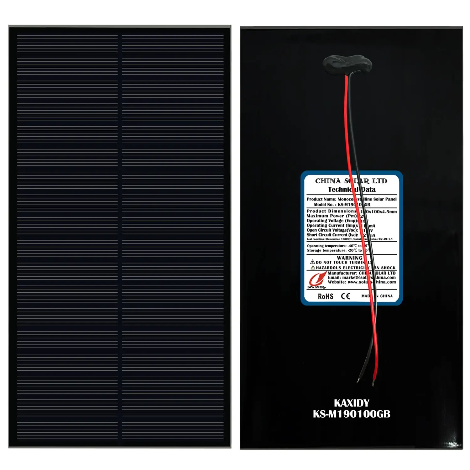 Fotovoltaikus Napelem 2W