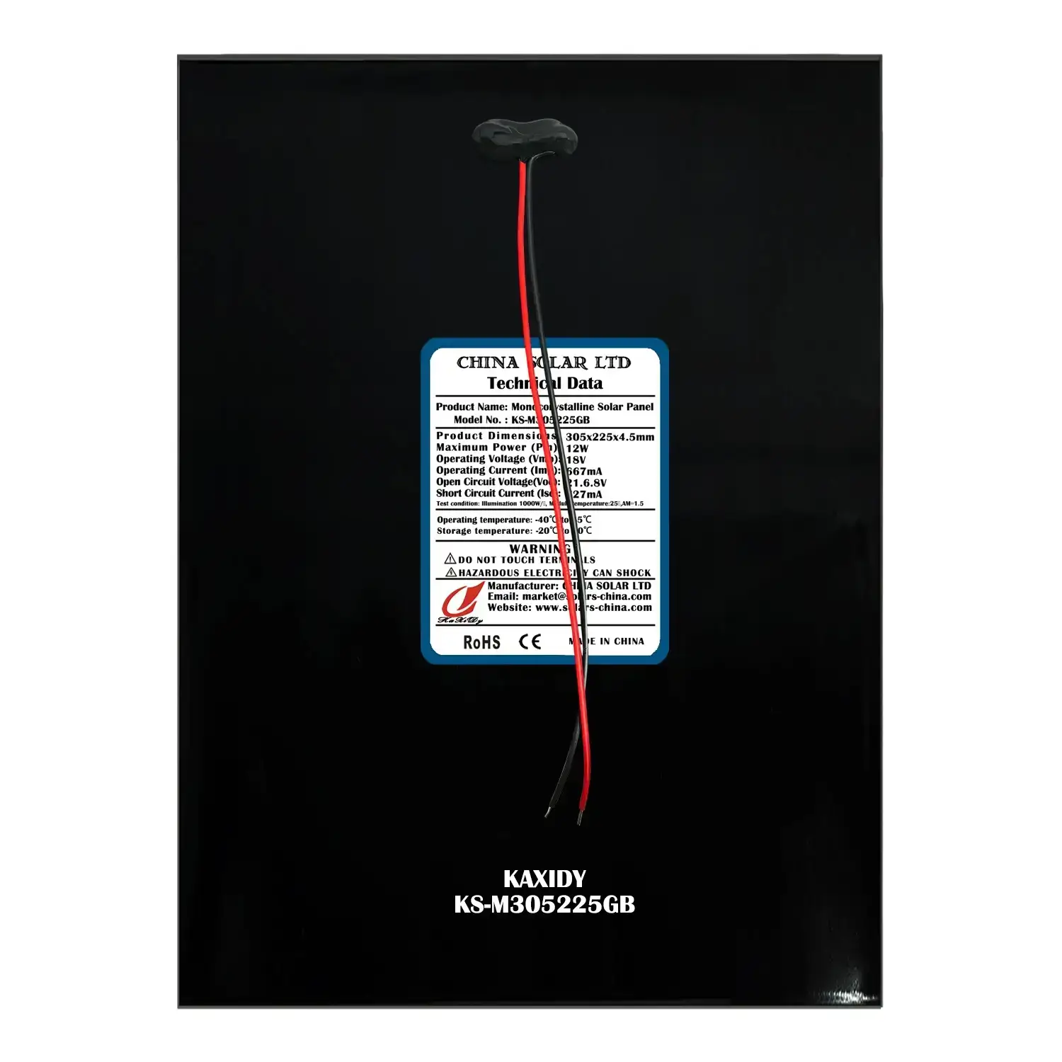 Fotovoltaikus Napelem 10W
